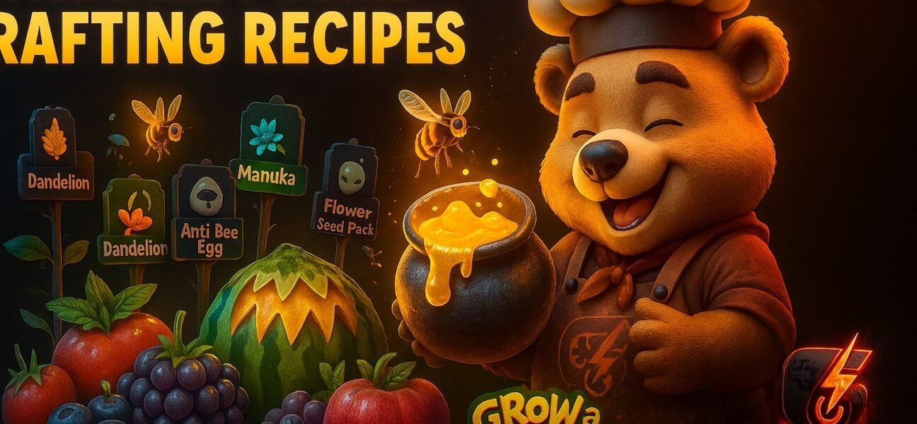 Bizzy Bear Crafting Recipes in Grow a Garden: Full List, Best Rewards & Pro Tips