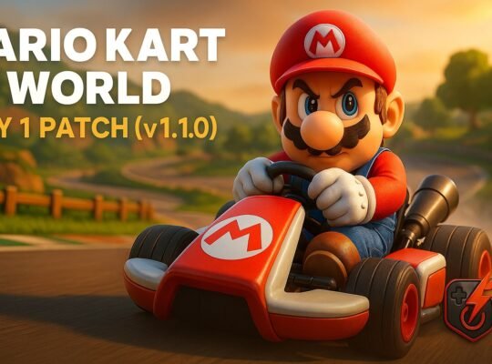 Mario Kart World Day 1 Patch v1.1.0: Online Chaos, Roster Buffs, and a Shot of Nitro at Launch