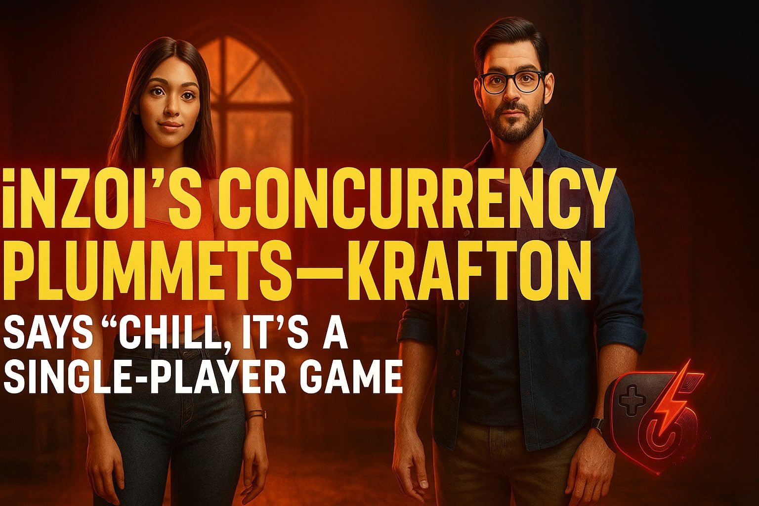 inZoi’s Concurrency Plummets—But Krafton Says “Chill, It’s a Single-Player Game”