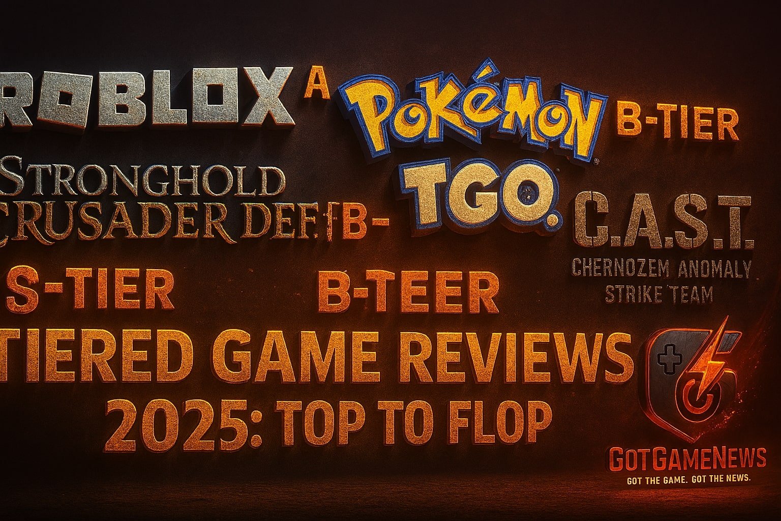 Roblox, Stronghold Crusader DE, Pokémon TCG Pocket, MONOPOLY GO!, and C.A.S.T.