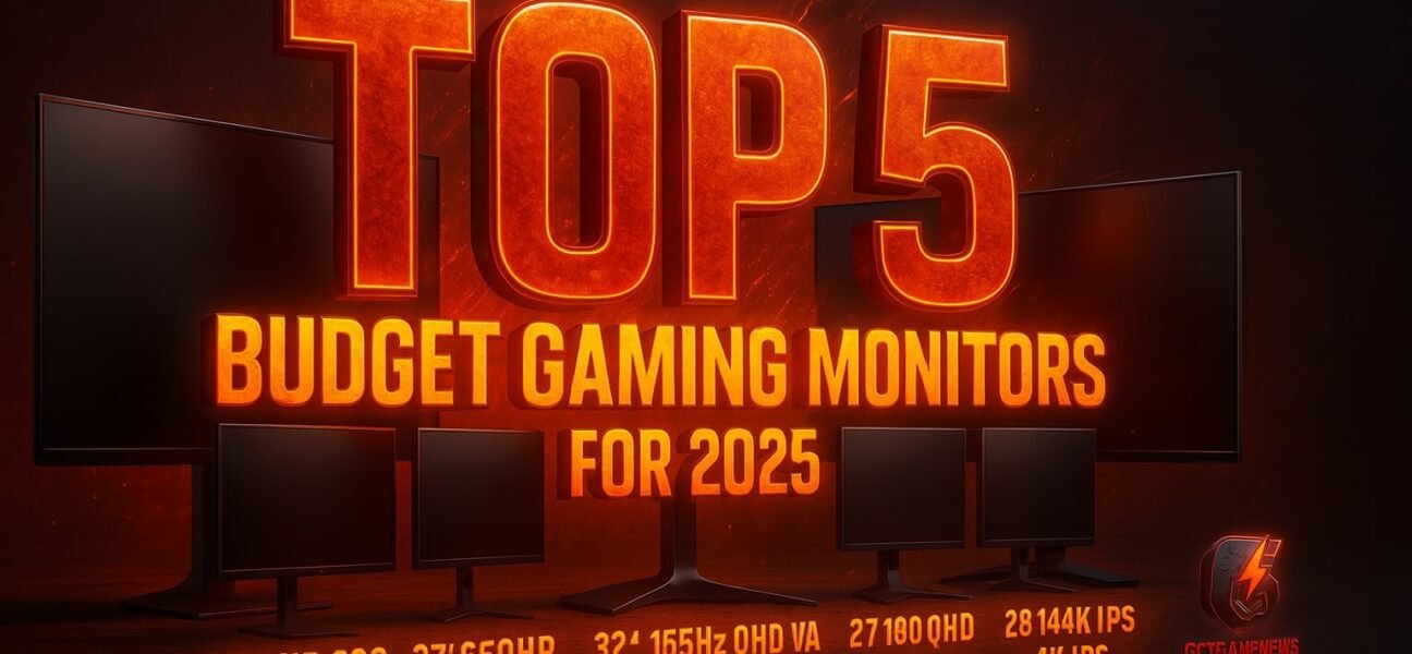 Top 5 Budget Gaming Monitors 2025
